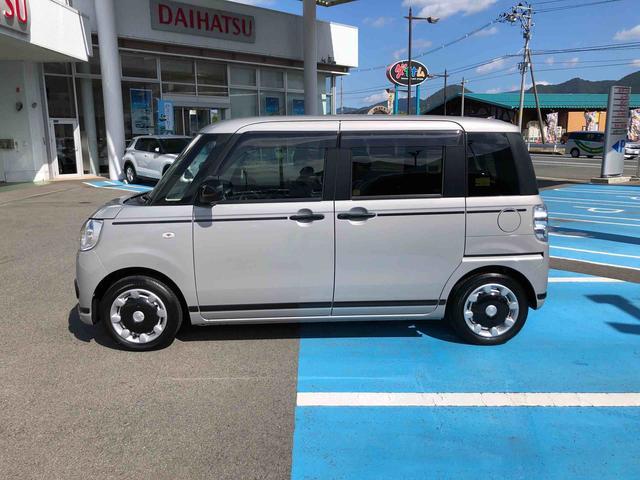 ムーヴキャンバスＧブラックアクセントリミテッド　ＳＡIII　４ＷＤ４ＷＤ　スマートアシスト　フルホイールキャップ　パノラマモニター　キーフリーシステム　ナビ　ステアリングスイッチ　オートエアコン（山形県）の中古車