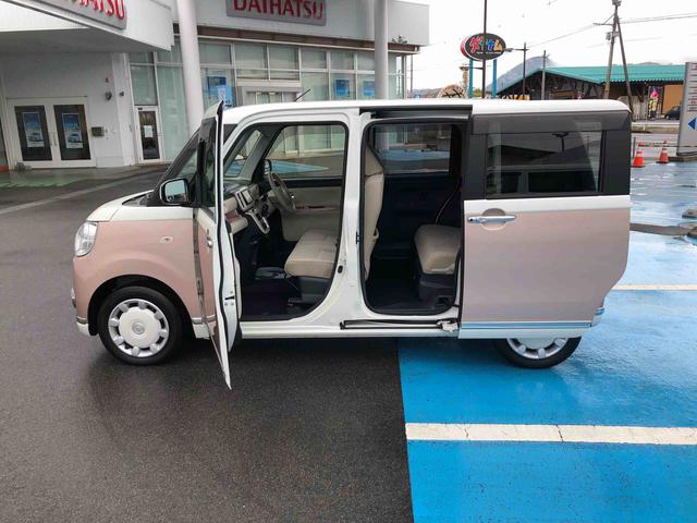 ムーヴキャンバスＸメイクアップ　ＳＡII　２ＷＤ　走行距離６３８４８ｋｍ２ＷＤ　スマートアシスト　キーフリーシステム　プッシュボタンスタート　ナビ　ベンチシート　フルホイールキャップ　オートエアコン（山形県）の中古車