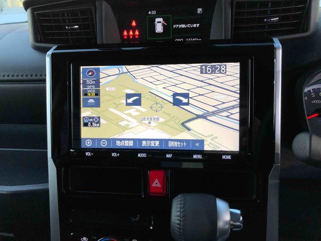 ルーミーカスタムG 4WD 走行距離13240km・ナビ4WD スマートアシスト ナビ オートエアコン バックモニター ステアリングスイッチ アルミホイール プッシュボタンスタート(山形県)の中古車