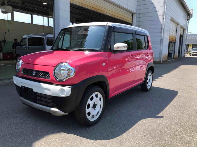 ハスラーG 2WD 走行距離36940km2WD 15インチスチールホイール カーナビ プッシュボタンスタート オートエアコン シートヒーター ベンチシート ワイドバイザー(山形県)の中古車