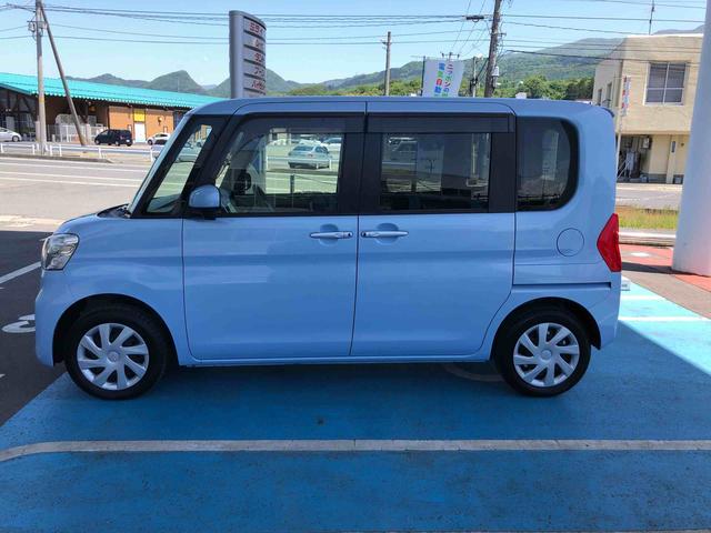タントX SAIII 4WD 走行距離50674km4WD 14インチフルホイールキャップ ナビ ステアリングスイッチ プッシュボタンスタート キーフリーシステム オートエアコン(山形県)の中古車