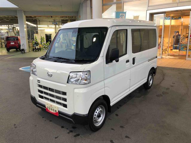 ハイゼットカーゴDX 4WD 走行距離4028km4WD スマートアシスト キーレスエントリー オーバーヘッドシェルフ 撥水フルファブリックシート表皮 アッパートレイ ユースフルナット(山形県)の中古車