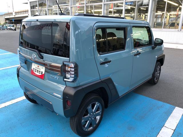 タフトG ダーククロムベンチャー 4WD 走行距離5194km4WD スマートアシスト プッシュボタンスタート キーフリーシステム 電動パーキングブレーキ アルミホイール オートエアコン クルーズコントロール(山形県)の中古車