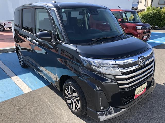 トールカスタムG 4WD 走行距離1175km4WD スマートアシスト プッシュボタンスタート キーフリーシステム ディスプレイオーディオ 両側パワースライドドア 電動パーキングブレーキ アルミホイール オートエアコン(山形県)の中古車