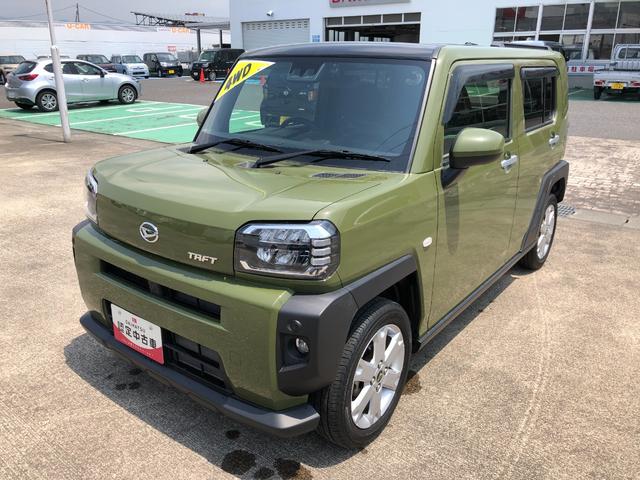 タフトＧ　４ＷＤ　走行距離３５０００ｋｍ・ナビ・オートエアコン４ＷＤ　スマートアシスト　カーナビ　キーフリーシステム　プッシュボタンスタート　キーフリーシステム　ステアリングスイッチ　オートエアコン　ＬＥＤフォグランプ（山形県）の中古車