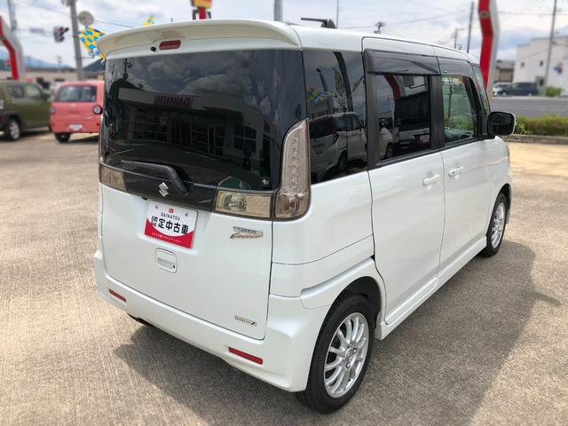 スペーシアカスタムＸＳ　４ＷＤ　走行距離５９０００ｋｍ・ナビ・バックカメラ平成２５年式　４ＷＤ　走行距離５９０００ｋｍ　バックカメラ　プッシュボタンスタート　アイドリングストップ　オートエアコン　カーナビ（山形県）の中古車