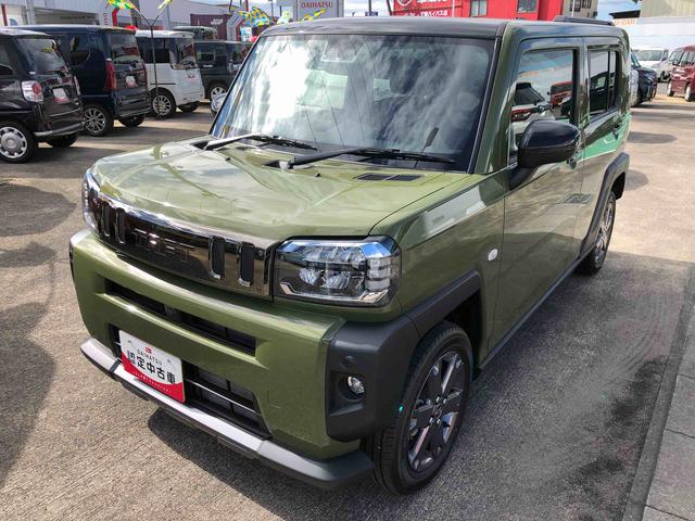 タフトＧターボ　ダーククロムベンチャー　４ＷＤ　走行２２５９ｋｍ４ＷＤ　スマートアシスト　１５インチアルミホイール　ＬＥＤヘッドランプ　電動パーキングブレーキ　プッシュボタンスタート　キーフリー　コーナーセンサー（山形県）の中古車