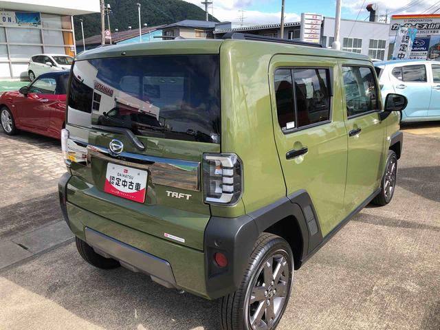 タフトＧターボ　ダーククロムベンチャー　４ＷＤ　走行２２５９ｋｍ４ＷＤ　スマートアシスト　１５インチアルミホイール　ＬＥＤヘッドランプ　電動パーキングブレーキ　プッシュボタンスタート　キーフリー　コーナーセンサー（山形県）の中古車