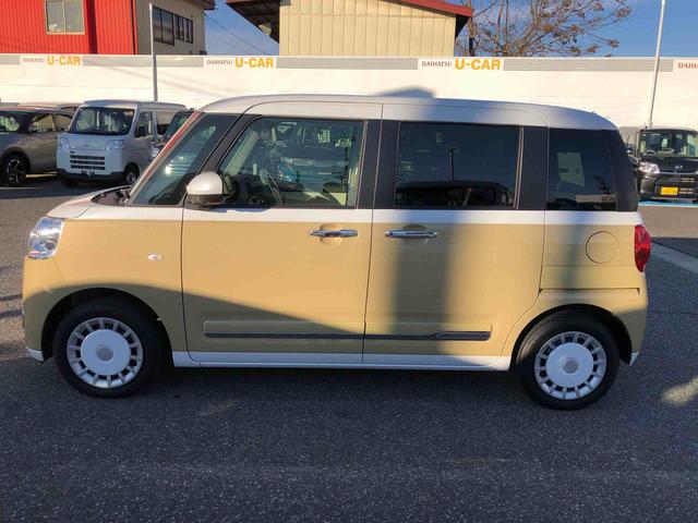 ムーヴキャンバスストライプスG 2WD 走行距離19876km・ナビ2WD スマートアシスト オートエアコン ステアリングスイッチ パノラマモニター ナビ フルホイールキャップ ホッとカップホルダー(山形県)の中古車