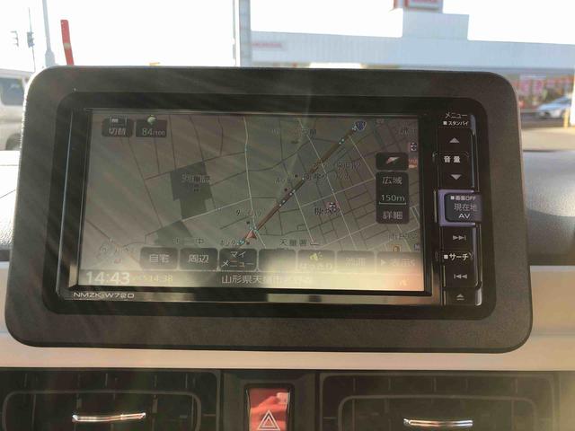 ムーヴキャンバスストライプスG 2WD 走行距離19876km・ナビ2WD スマートアシスト オートエアコン ステアリングスイッチ パノラマモニター ナビ フルホイールキャップ ホッとカップホルダー(山形県)の中古車