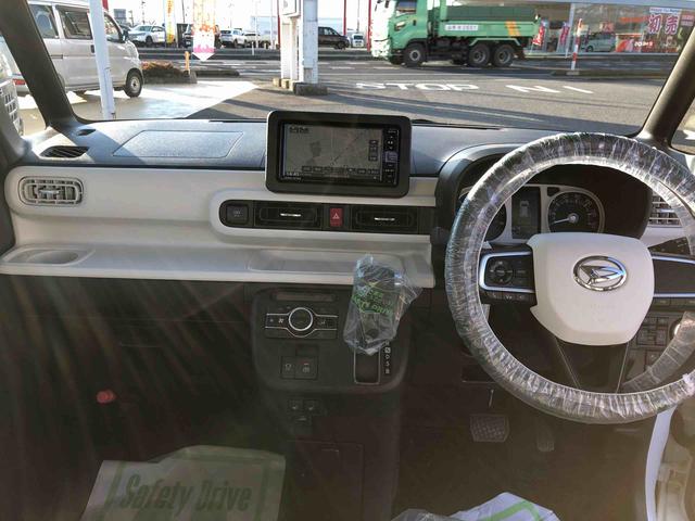 ムーヴキャンバスストライプスG 2WD 走行距離19876km・ナビ2WD スマートアシスト オートエアコン ステアリングスイッチ パノラマモニター ナビ フルホイールキャップ ホッとカップホルダー(山形県)の中古車