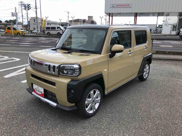 タフトG クロムベンチャー 4WD 走行距離4351km4WD スマートアシスト 15インチアルミホイール スカイフィールトップ LEDフォグランプ 本革巻ステアリングホイール 運転席シートリフター(山形県)の中古車