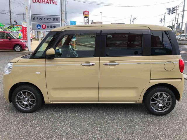 ムーヴキャンバスセオリーX 2WD 走行距離20632km2WD スマートアシスト プッシュボタンスタート キーフリーシステム 両側パワースライドドア カーナビゲーション アルミホイール バックモニター(山形県)の中古車