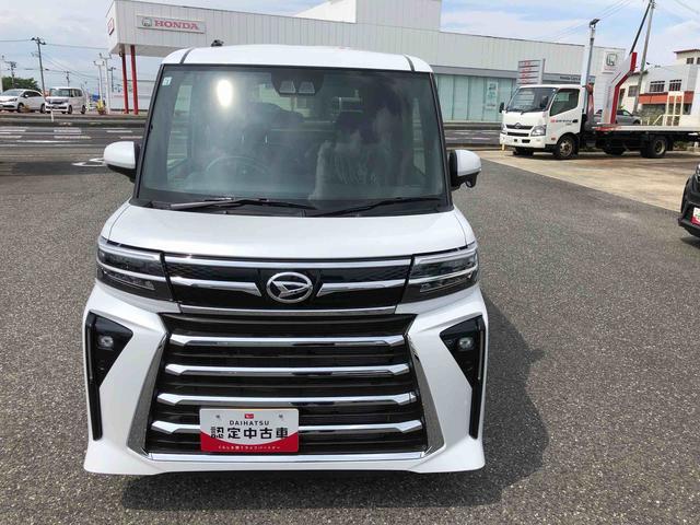 タントカスタムＸ　４ＷＤ　走行距離８ｋｍ４ＷＤ　スマートアシスト　プッシュボタンスタート　キーフリーシステム　両側パワースライドドア　フロントフォグランプ　アルミホイール　オートエアコン（山形県）の中古車