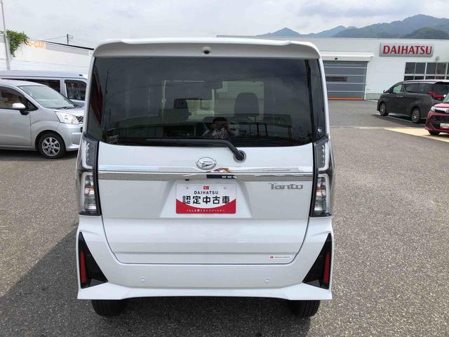 タントカスタムＸ　４ＷＤ　走行距離８ｋｍ４ＷＤ　スマートアシスト　プッシュボタンスタート　キーフリーシステム　両側パワースライドドア　フロントフォグランプ　アルミホイール　オートエアコン（山形県）の中古車