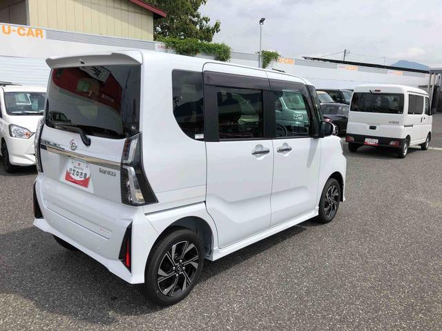 タントカスタムＸ　４ＷＤ　走行距離８ｋｍ４ＷＤ　スマートアシスト　プッシュボタンスタート　キーフリーシステム　両側パワースライドドア　フロントフォグランプ　アルミホイール　オートエアコン（山形県）の中古車