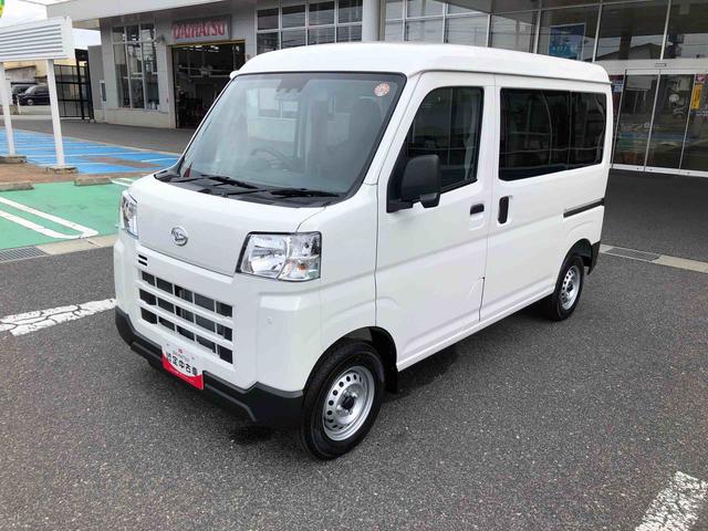 ハイゼットカーゴＤＸ　４ＷＤ　走行距離１０ｋｍ・ＡＭ／ＦＭラジオ４ＷＤ　スマートアシスト　ＡＭ／ＦＭラジオ　マニュアルエアコン　コーナーセンサー　キーレスエントリー　１２Ｖ電源　スライドドア（山形県）の中古車