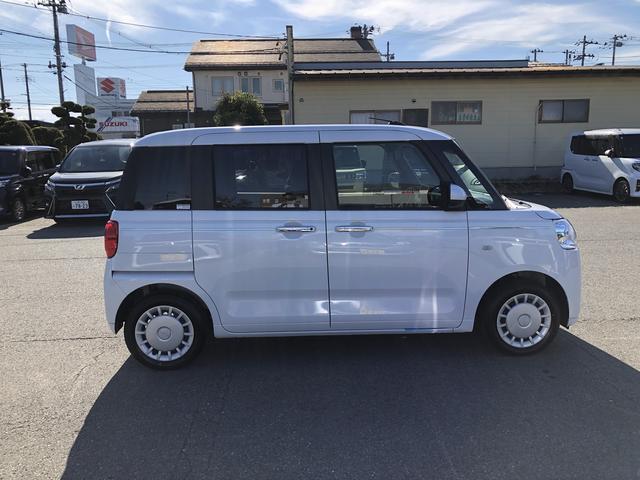 ムーヴキャンバスセオリーＸ　２ＷＤ　走行距離５３３０ｋｍ２ＷＤ　スマートアシスト　フルホイールキャップ　キーフリーシステム　ベンチシート　プッシュボタンスタート　ステアリングスイッチ（山形県）の中古車