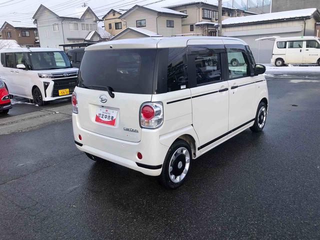 ムーヴキャンバスＧブラックアクセントＶＳ　ＳＡIII　４ＷＤ４ＷＤ　スマートアシスト　パノラマモニター　ナビ　フルホイールキャップ　ステアリングスイッチ　プッシュボタンスタート　キーフリー（山形県）の中古車