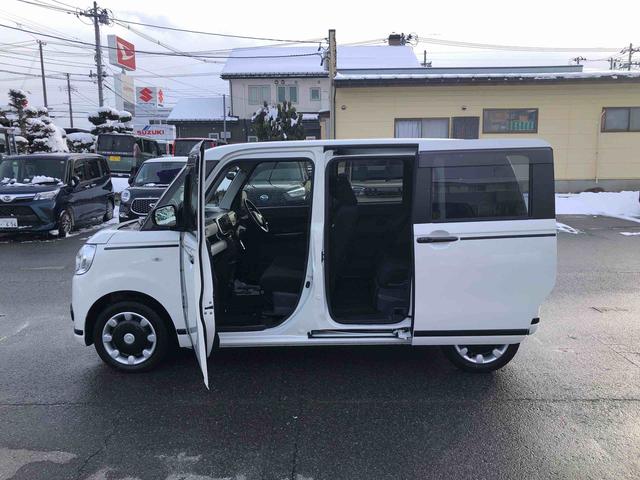 ムーヴキャンバスＧブラックアクセントＶＳ　ＳＡIII　４ＷＤ４ＷＤ　スマートアシスト　パノラマモニター　ナビ　フルホイールキャップ　ステアリングスイッチ　プッシュボタンスタート　キーフリー（山形県）の中古車