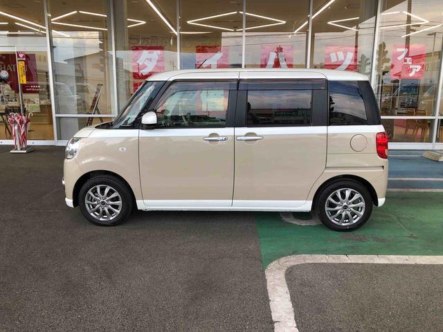 ムーヴキャンバスＸ　４ＷＤ　走行距離３４８９４ｋｍ４ＷＤ　スマートアシスト　２ＤＩＮＣＤチューナー　プッシュボタンスタート　オートエアコン　アルミホイール　コーナーセンサー　スライドドア（山形県）の中古車