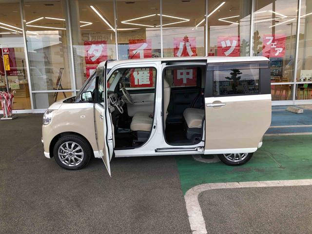 ムーヴキャンバスＸ　４ＷＤ　走行距離３４８９４ｋｍ４ＷＤ　スマートアシスト　２ＤＩＮＣＤチューナー　プッシュボタンスタート　オートエアコン　アルミホイール　コーナーセンサー　スライドドア（山形県）の中古車