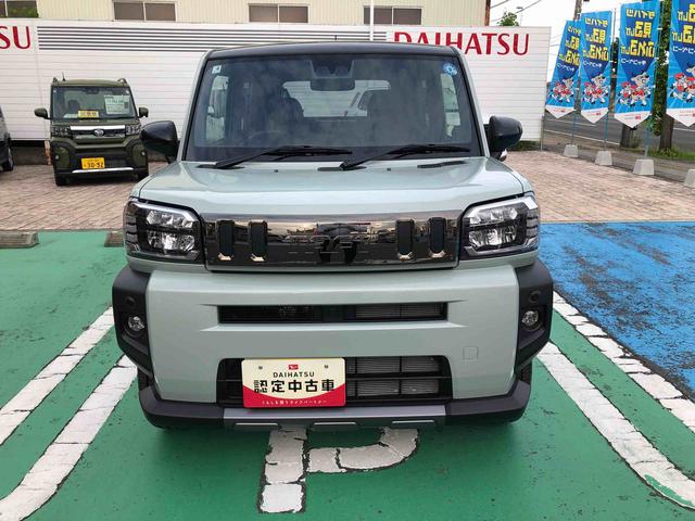 タフトG ダーククロムベンチャー 4WD 走行距離5614km4WD スマートアシスト プッシュボタンスタート キーフリーシステム クルーズコントロール アルミホイール オートエアコン バックモニター(山形県)の中古車