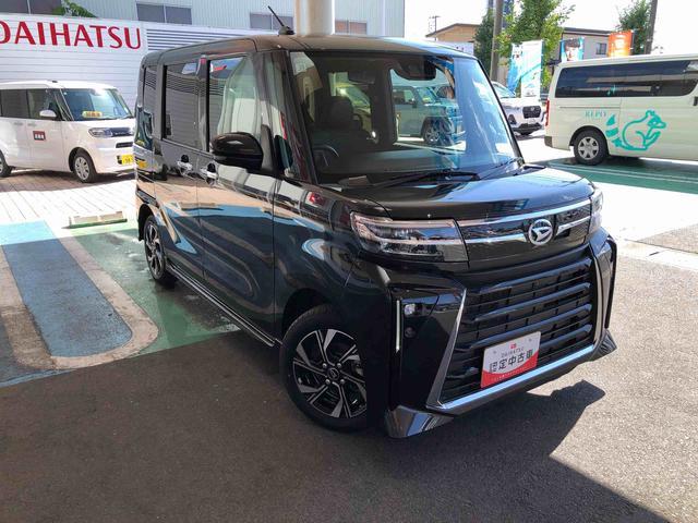 タントカスタムX 2WD 走行距離4247km2WD スマートアシスト プッシュボタンスタート キーフリーシステム 両側パワースライドドア フロントフォグランプ アルミホイール オートエアコン(山形県)の中古車