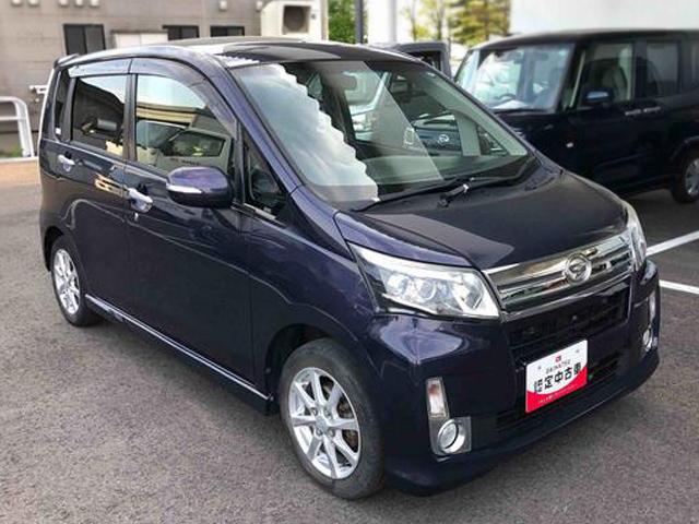ムーヴカスタム　Ｘ　走行距離６００００ｋｍ・アルミホイール２ＷＤ　スマートアシスト　プッシュボタンスタート　オートエアコン　フォグランプ　アルミホイール　オートマチックハイビーム（山形県）の中古車