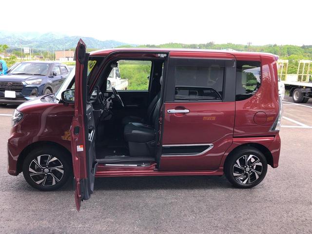 タントカスタムＸセレクション　４ＷＤ　走行距離２７０００ｋｍ４ＷＤ　スマートアシスト　オートエアコン　１４インチアルミホイール　電動パーキングブレーキ　ステアリングスイッチ　キーフリーシステム　プッシュボタンスタート　パワースライドドア（山形県）の中古車