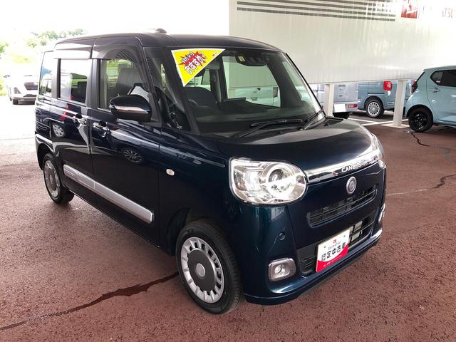 ムーヴキャンバスセオリーＧターボ　走行４１０００ｋｍ・ディスプレイオーディオ４ＷＤ　スマートアシスト　ディスプレイオーディオ　キーフリーシステム　プッシュボタンスタート　ステアリングスイッチ　フルホイールキャップ　オートエアコン　スライドドア（山形県）の中古車