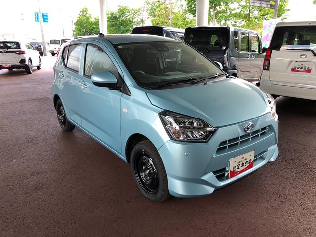 ミライースＸ　ＳＡIII　４ＷＤ　走行距離３０００ｋｍ４ＷＤ　純正ナビ装着用アップグレードパック　スマートアシスト　マニュアルエアコン　コーナーセンサー　スチールホイール（山形県）の中古車
