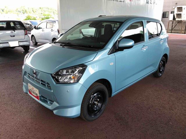 ミライースＸ　ＳＡIII　４ＷＤ　走行距離３０００ｋｍ４ＷＤ　純正ナビ装着用アップグレードパック　スマートアシスト　マニュアルエアコン　コーナーセンサー　スチールホイール（山形県）の中古車