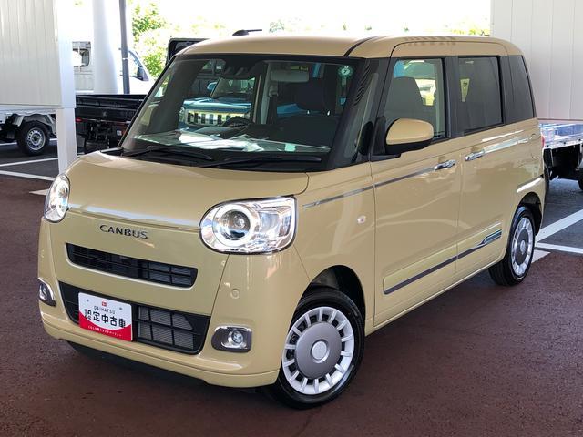 ムーヴキャンバスセオリーＧ　４ＷＤ　走行距離４８７６ｋｍ４ＷＤ　スマートアシスト　オートエアコン　キーフリーシステム　１４インチフルホイールキャップ　ＬＥＤヘッドランプ　両側パワースライドドア（山形県）の中古車