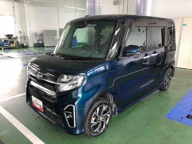 タントカスタムX 4WD 車検整備付き・カーナビ4WD スマートアシスト ステアリングスイッチ キーフリー アルミホイール デジタルメーター プッシュボタンスタート カーナビ(山形県)の中古車