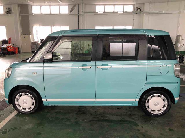 ムーヴキャンバスＧホワイトアクセントＶＳ　ＳＡIII　４ＷＤ　９６４８４ｋｍ４ＷＤ　スマートアシスト　キーフリーシステム　パノラマモニター　ナビ　オートエアコン　フルホイールキャップ　プッシュボタンスタート（山形県）の中古車