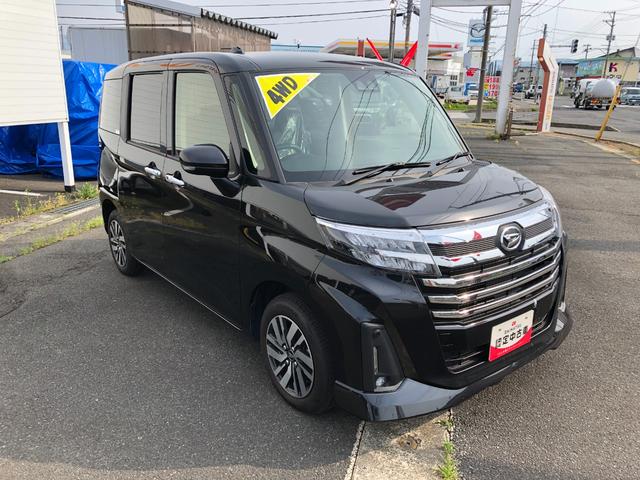 トールカスタムＧ　４ＷＤ　走行４０００ｋｍ・アルミホイール４ＷＤ　スマートアシスト　ステアリングスイッチ　電動パーキングブレーキ　オートエアコン　１４インチアルミホイール　ＬＥＤフォグランプ　　キーフリーシステム　プッシュボタンスタート（山形県）の中古車