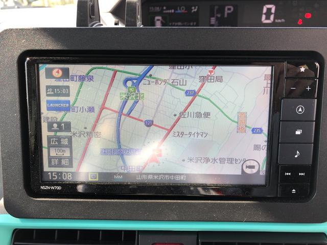 タントＸセレクション　４ＷＤ　走行距離５１２８８ｋｍ・ナビ４ＷＤ　スマートアシスト　カーナビゲーション　プッシュボタンスタート　キーフリーシステム　１４インチフルホイールキャップ　オートエアコン　デジタルメーター（山形県）の中古車