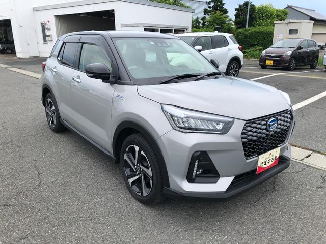 ロッキープレミアムＧ　ＨＥＶ　２ＷＤ　走行距離３７０００ｋｍ・ナビ２ＷＤ　スマートアシスト　１７インチアルミホイール　カーナビゲーション　パノラマモニター　キーフリーシステム　プッシュボタンスタート（山形県）の中古車