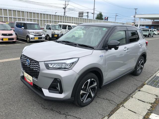 ロッキープレミアムＧ　ＨＥＶ　２ＷＤ　走行距離３７０００ｋｍ・ナビ２ＷＤ　スマートアシスト　１７インチアルミホイール　カーナビゲーション　パノラマモニター　キーフリーシステム　プッシュボタンスタート（山形県）の中古車
