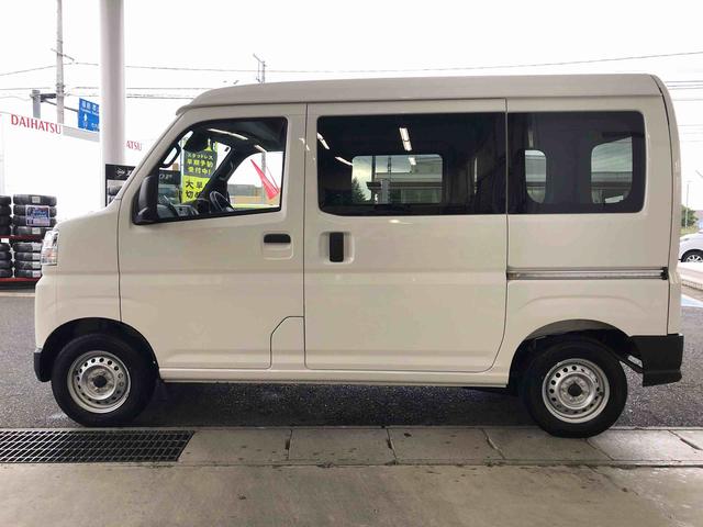 ハイゼットカーゴＤＸ　４ＷＤ　走行距離３９５２ｋｍ・ＡＭ／ＦＭラジオ４ＷＤ　スマートアシスト　ＡＭ／ＦＭラジオ　コーナーセンサー　マニュアルエアコン　アイドリングストップ　スライドドア（山形県）の中古車