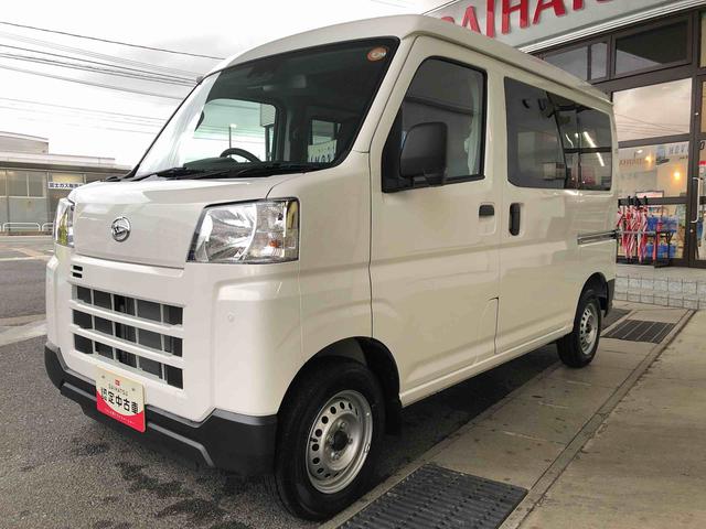 ハイゼットカーゴＤＸ　４ＷＤ　走行距離３９５２ｋｍ・ＡＭ／ＦＭラジオ４ＷＤ　スマートアシスト　ＡＭ／ＦＭラジオ　コーナーセンサー　マニュアルエアコン　アイドリングストップ　スライドドア（山形県）の中古車