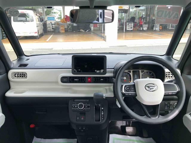 ムーヴキャンバスストライプスG 4WD 走行距離6626km4WD スマートアシスト 14インチフルホイールキャップ 両側パワースライドドア 電動パーキングブレーキ ステアリングスイッチ(山形県)の中古車