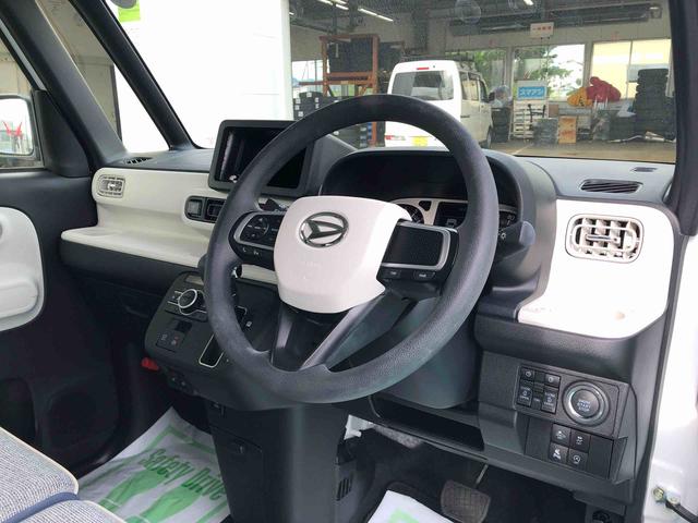 ムーヴキャンバスストライプスG 4WD 走行距離6626km4WD スマートアシスト 14インチフルホイールキャップ 両側パワースライドドア 電動パーキングブレーキ ステアリングスイッチ(山形県)の中古車