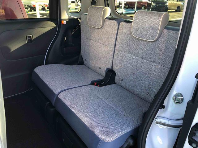 ムーヴキャンバスストライプスG 走行距離10km 人気の2トーンカラー4WD スマートアシスト 両側パワースライドドア プッシュボタンスタート キーフリーシステム 電動パーキングブレーキ オートエアコン フロントフォグランプ(山形県)の中古車