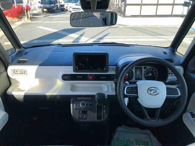 ムーヴキャンバスストライプスG 走行距離10km 人気の2トーンカラー4WD スマートアシスト 両側パワースライドドア プッシュボタンスタート キーフリーシステム 電動パーキングブレーキ オートエアコン フロントフォグランプ(山形県)の中古車