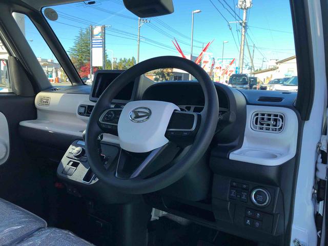 ムーヴキャンバスストライプスＧ　走行距離１０ｋｍ　人気の２トーンカラー４ＷＤ　スマートアシスト　両側パワースライドドア　プッシュボタンスタート　キーフリーシステム　電動パーキングブレーキ　オートエアコン　フロントフォグランプ（山形県）の中古車