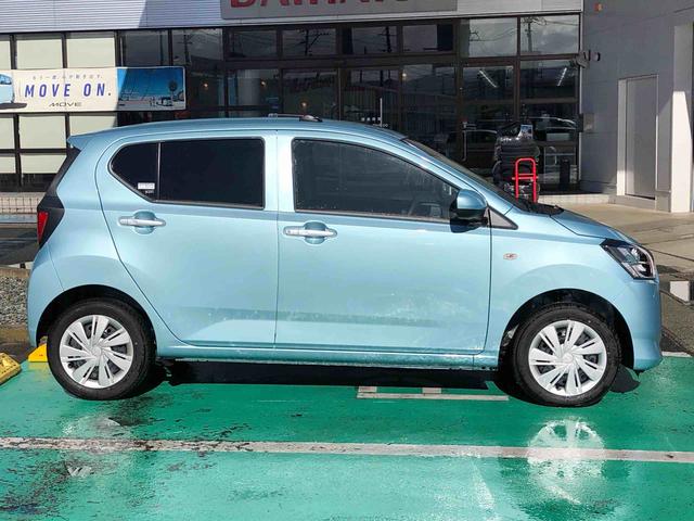 ミライースX SAIII 走行距離3018km LEDヘッドランプ4WD スマートアシスト 14インチフルホイールキャップ キーレスエントリー コーナーセンサー 自発光式デジタルメーター スモークドガラス LEDヘッドランプ(山形県)の中古車