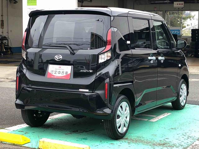 ムーヴＸ　４ＷＤ　ブラックマイカ　走行距離４０７３ｋｍ４ＷＤ　スマートアシスト　１４インチフルホイールキャップ　プッシュボタンスタート　オートエアコン　キーフリーシステム　コーナーセンサー（山形県）の中古車