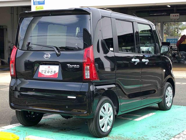 タントX 4WD 走行距離6km4WD スマートアシスト 14インチフルホイールキャップ 電動パーキングブレーキ ステアリングスイッチ プッシュボタンスタート(山形県)の中古車